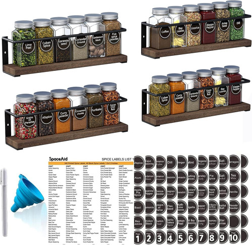 Spice rack jars - rack, 24